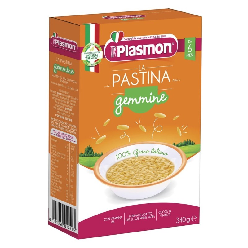 Plasmon
La Pastina
Gemmine
100% grano italiano