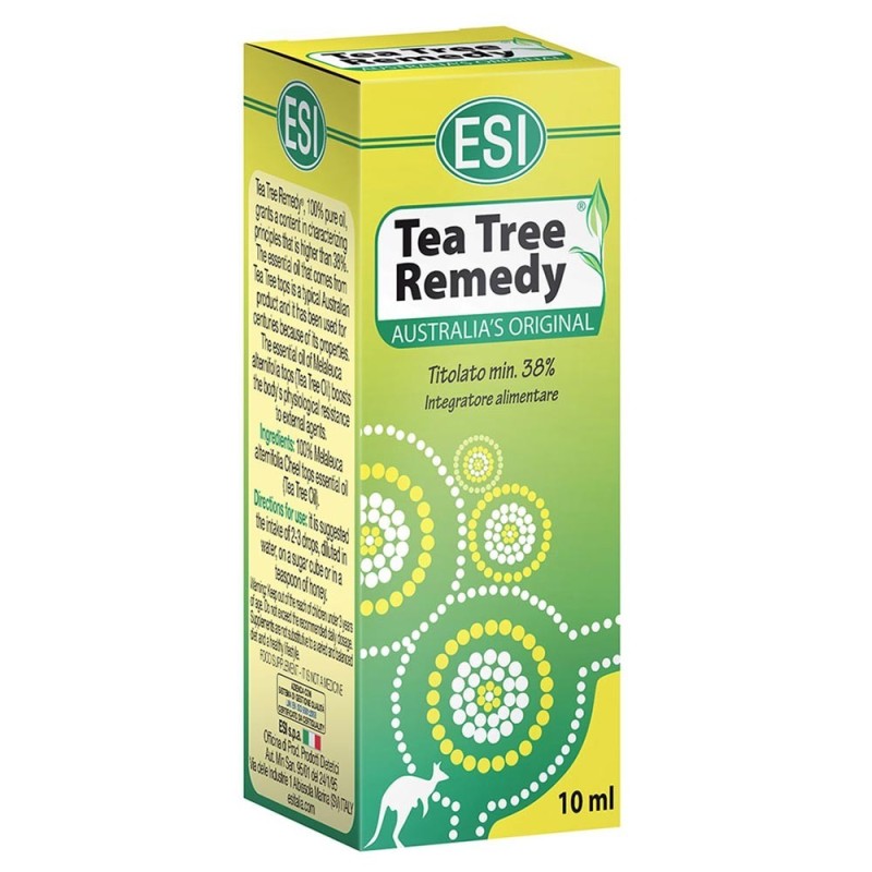 Tea tree remedy
australia's original
titolato min. 38%
flaconcino da 10 ml