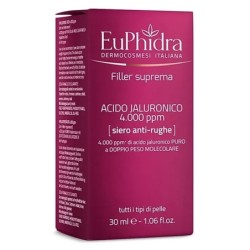 Euphidra
Filler Suprema
acido jaluronico 4.000
siero anti-rughe