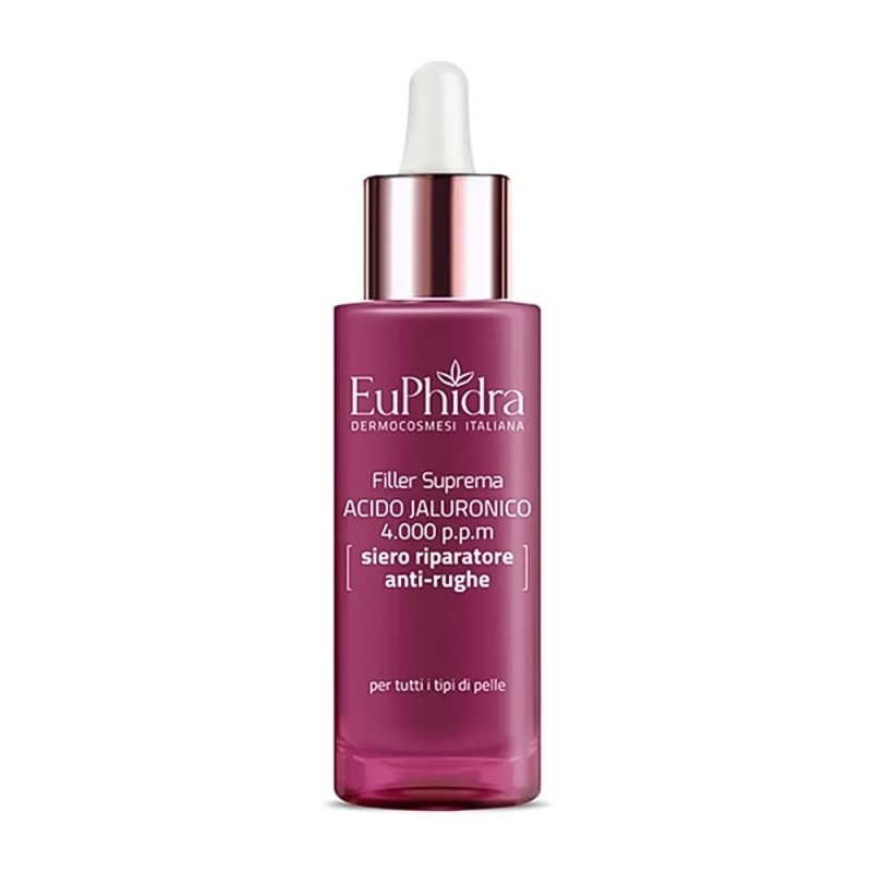 Euphidra
Filler Suprema
acido jaluronico 4.000
siero anti-rughe