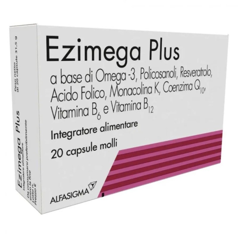 Ezimega plus 20 cápsulas