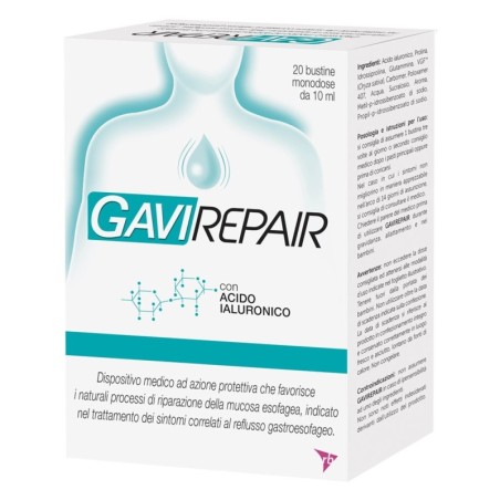 Gavirepair
con acido ialuronico
Dispositivo medico ad azione protettiva