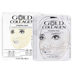 Gold collagen
hydrogel mask
maschera viso idratante
confezione da 4 pezzi