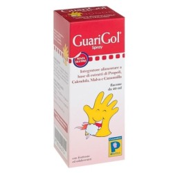 GuariGol
spray
Integratore alimentare a base di estratti di propoli, calendula, malva e camomilla