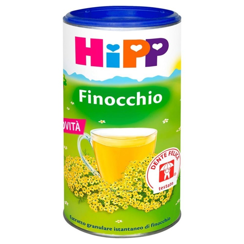 Hipp
tisana
finocchio
Estratto granulare istantaneo di finocchio
barattolo da 200 g