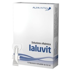 Ialuvit soluzione oftalmica 15 flaconcini favorisce la riepitelizzazione della cornea degli occhi
