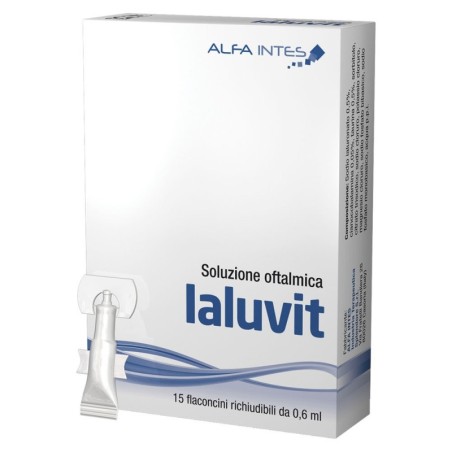 Ialuvit soluzione oftalmica 15 flaconcini favorisce la riepitelizzazione della cornea degli occhi
