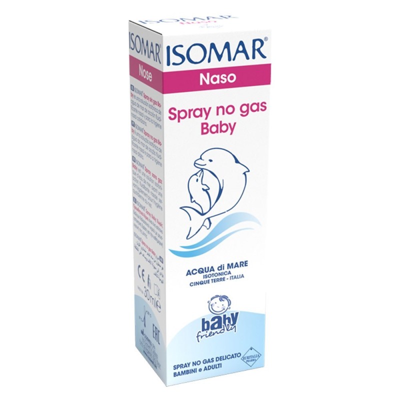 Isomar
baby spray
Naso
Acqua di mare isotonica del parco marino delle cinque terre