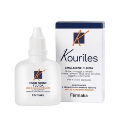 Kouriles
emulsione fluida
nutre, protegge e lenisce contrasta i sintomi della pelle sensibile soggetta a dermatite