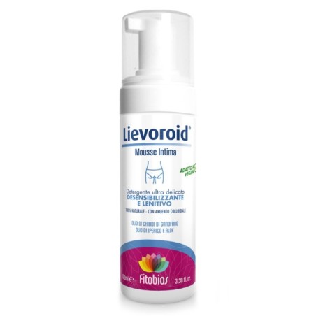 Lievoroid
mousse intima
detergente ultra delicato, desensibilizzante e lenitivo