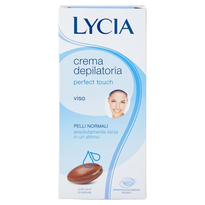 Lycia
crema depilatoria viso
Perfect Touch
pelli normali, assolutamente liscia in un attimo