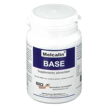 Melcalin
base
senza glutine, senza lattosio, senza zuccheri
pilloliera da 84 compresse