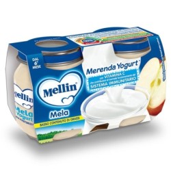 Mellin
merenda yogurt
mela
con vitamina C che contribuisce al normale funzionamento del sistema immunitario