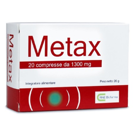 Metax
scatola 20 compresse da 1300 mg