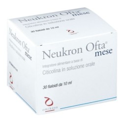 Neukron ofta mese
integratore alimentare a base di citicolina in soluzione orale
confezione 30 fialoidi da 10 ml