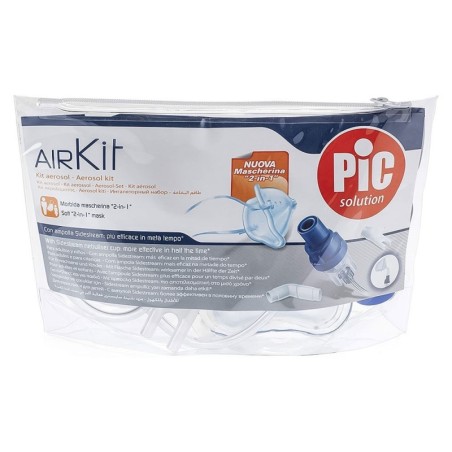 PiC solution
airKit
kit aerosol
con ampolla sidestream: più efficace in metà tempo
nuova mascherina 2in1