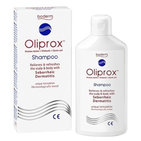 Boderm
Oliprox
shampoo
Ravviva e rinfresca il cuoio capelluto e il corpo con i dermatici seborroici