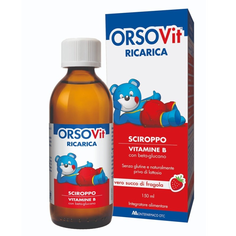 OrsoVit
Ricarica
sciroppo Vitamine B con beta-glucano