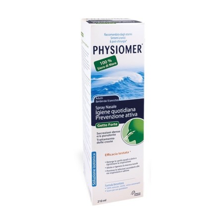 Physiomer
spray nasale
getto forte
Igiene quotidiana, prevenzione attiva