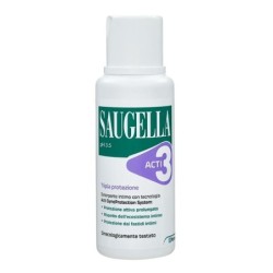 Saugella
ACTI3
tripla protezione, pH 3.5
Detergente intimo con tecnologia acti gyneprotection system: