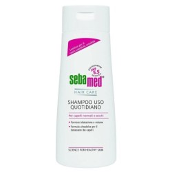 Sebamed hair care everyday shampoo 200 ml per capelli normali e secchi, lenitivo per il cuoio capelluto sensibile.