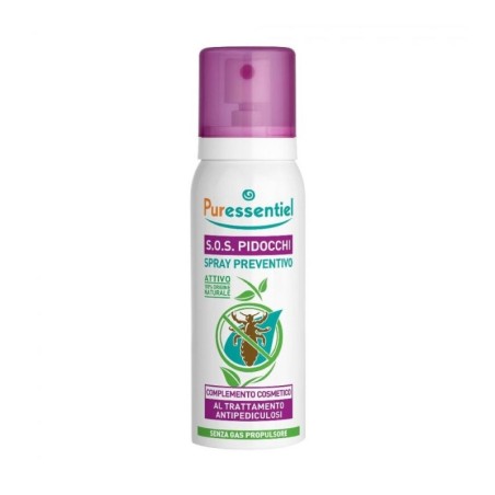 Puressentiel
S.O.S. pidocchi
Spray preventivo
flacone spray da 75 ml