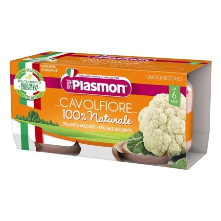 Plasmon
omogeneizzato
cavolfiore
100% naturale
6 mesi+