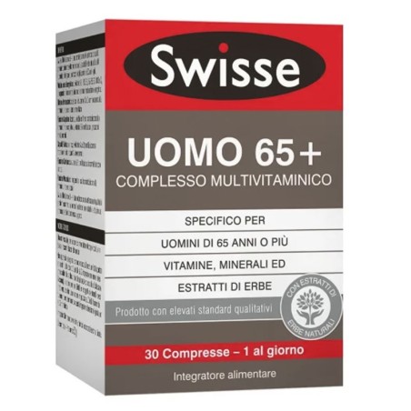 Swisse
uomo 65+
complesso multivitaminico
specifico per uomini di 65 anni o più
