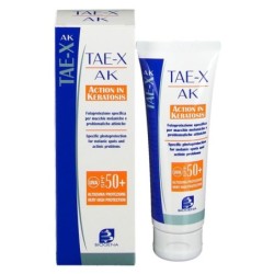 TAE-X AK
action in keratosis
fotoprotezione specifica per macchie melaniche e problematiche attiniche