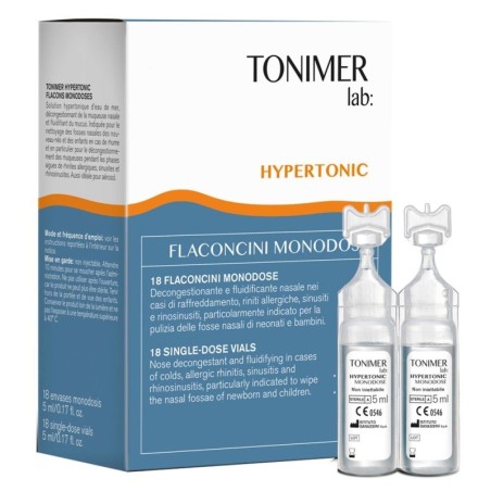 Tonimer
lab hypertonic
confezione da 18 flaconcini monodose