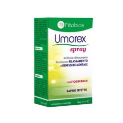 Umorex spray
Griffonia e Biancospino favoriscono rilassamento e benessere mentale, con fiori di bach