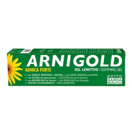 Arnigold
arnica forte 10 %
gel lenitivo
rapido assorbimento
Tubetto da 50 ml