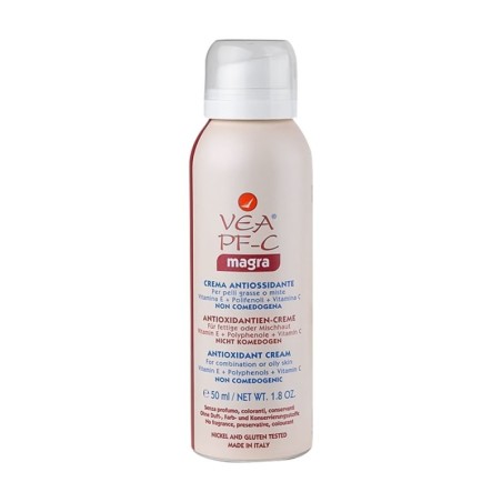 Vea
PF-C magra
crema antiossidante
per pelli grasse o miste
bomboletta spray da 50 ml
