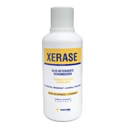Xerase
olio detergente schiumogeno
seborestitutivo purificante
Emolliente, idratante, lenitivo, protettivo