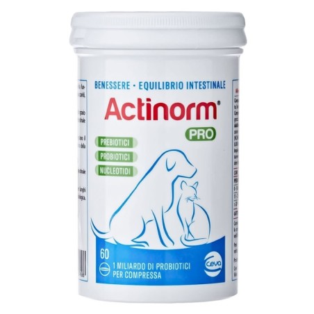 Actinorm pro
benessere • equilibrio intestinale
prebiotici • probiotici • nucleotidi
per cane e gatto
