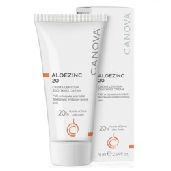 Canova
Aloezinc 20
crema lenitiva
Pelli arrossate e irritabili
20% ossido di zinco
tubo da 75 ml