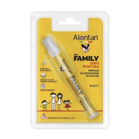 Alontan
neo family
dopo puntura
attenua la sensazione di prurito