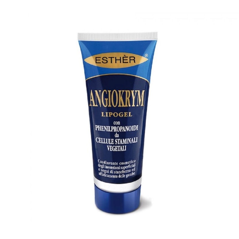 Angiokrym
lipogel
con phenilpropanoidi da cellule staminali vegetali