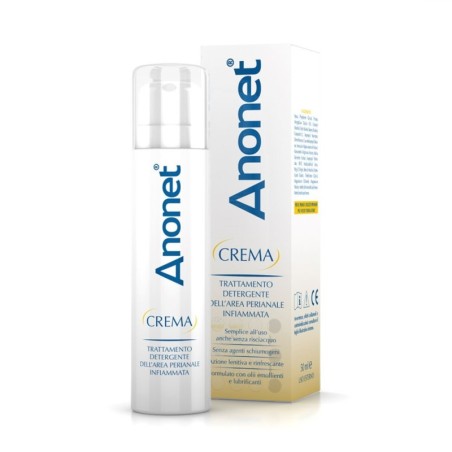 Anonet
crema
Trattamento detergente all'area perianale infiammata