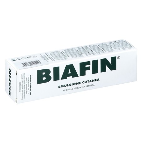 Biafin
emulsione cutanea
per pelle sensibile irritata
tubo da 100 ml