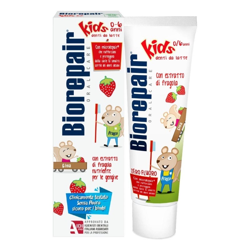 Biorepair
kids 0-6
dentifricio per denti da latte