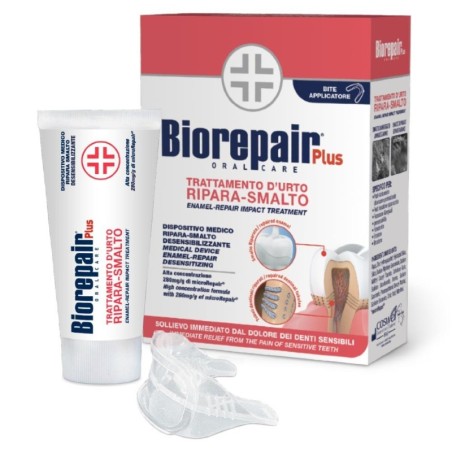 Biorepair plus trattamento d'urto desensibilizzante Sollievo immediato dal dolore dei denti sensibili