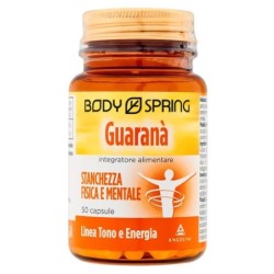 Body Spring
Guaranà
stanchezza fisica e mentale
barattolo da 50 capsule