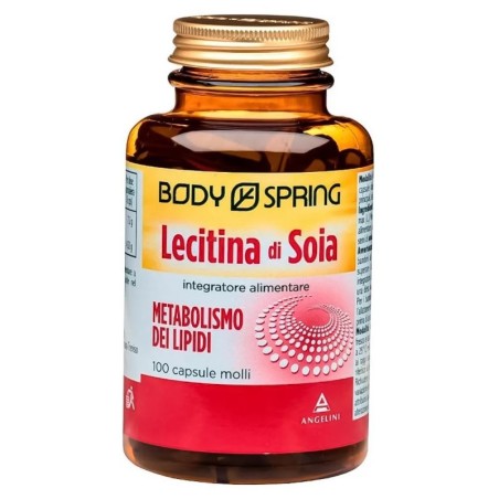 Body Spring
lecitina di soia
Metabolismo dei lipidi
barattolo da 100 capsule molli