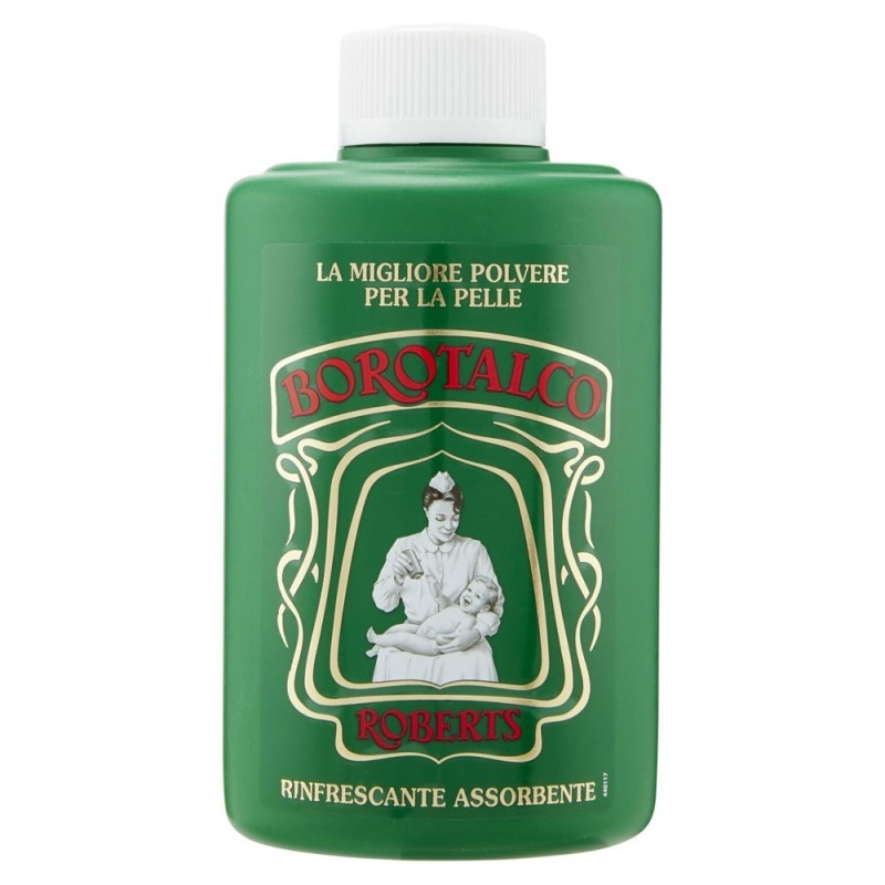 Borotalco
la miglior polvere per la pelle
rinfrescante assorbente
barattolo da 200 g