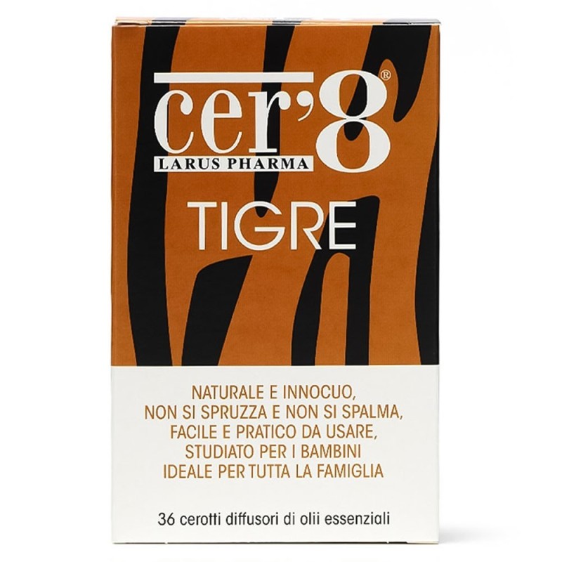 Cer'8
tigre
Naturale e innocuo, non si spruzza e non si spalma, facile e pratico da usare