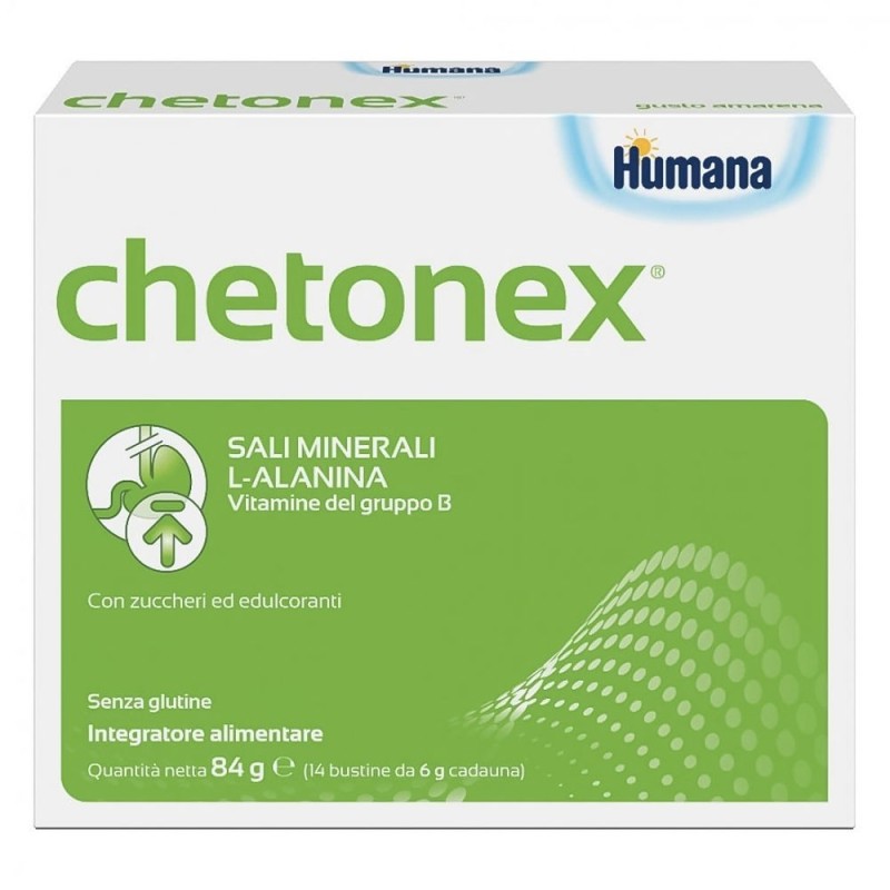 Chetonex
Integratore alimentare a base di sali minerali, l-alanina e vitamine del gruppo B