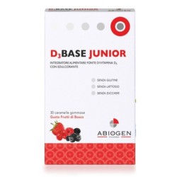 D3Base junior
Integratore alimentare fonte di Vitamina D3
con edulcorante | senza glutine | senza lattosio | senza zuccheri
