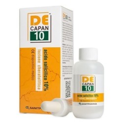 De Capan 10
lozione cheratolitica
acido salicilico 10%
flacone da 80 ml
