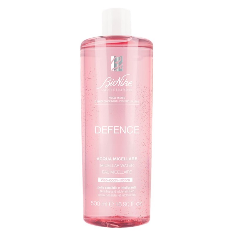 BioNike
Defence
acqua micellare
viso - occhi - labbra